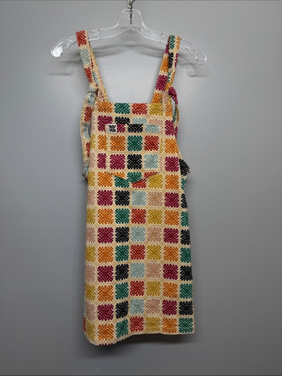 Lucy & Yak Dresses & Skirts - Lucy & Yak Printed Corduroy Pinafore Retro Overall Mini Dress